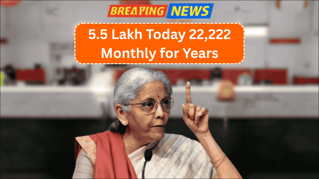 Earn ₹22,222 Monthly from ₹5,55,555 Deposit, Post Office Monthly Income Scheme Explained